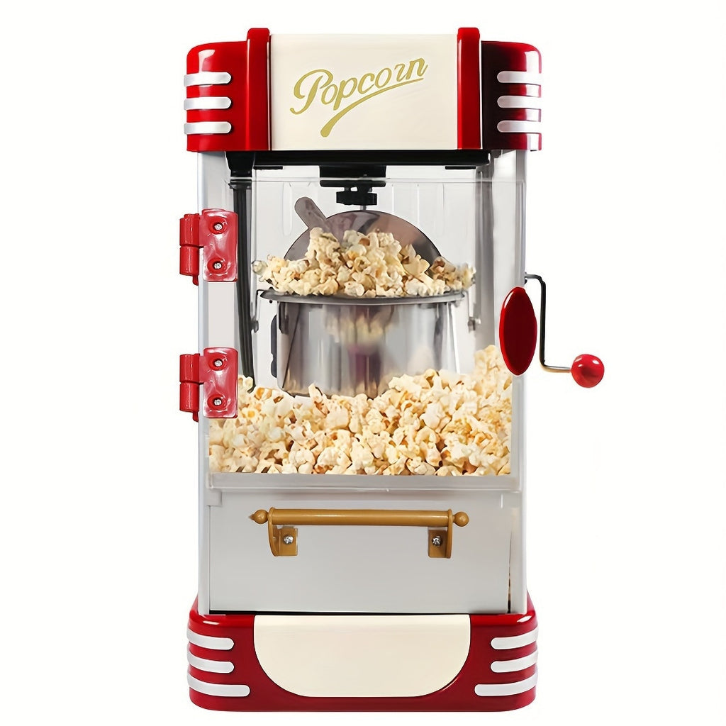 Home Commercial Popcorn Machine Automatic, Party, Desktop High Quality, Simple and Easy to Operate, Miniature Popcorn Maker