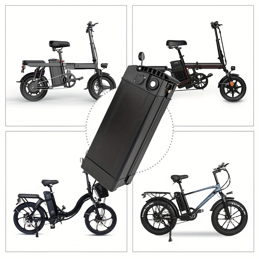 48V15Ah Electric Bicycle Battery Pack, with A Range Of Up to 40 Kilometers, Compatible with 250w/500w740w Motors, Accessories Include Charger/battery Base/slide Kit, Suitable for Many Models Such As GS5/GE5/GS3