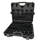 SAE Impact Socket Set, 31-Piece 3/4-Inch Drive Kit for Truck and Industrial Equipment Maintenance