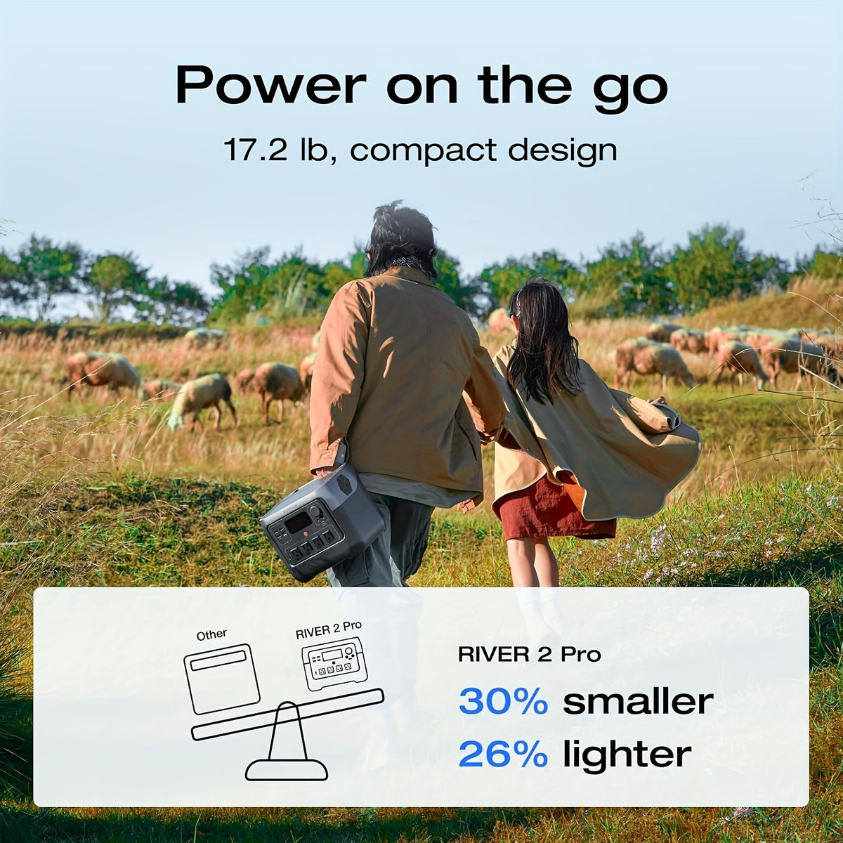 EcoFlow RIVER 2 Pro 716Wh Portable Power Station LFP Certified Refurbished