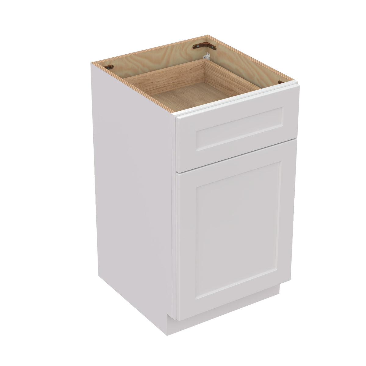 White Shaker Cabinet-Ready to Assemble, Ideal for Kitchen, Laundry, And Bathroom Storage-Different Sizes for Options