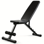 Heavy Duty Adjustable Weight Bench with Resistance Bands And Leg Support, Multi-Function Sit-Up Bench for Home Strength Training, Bench Press, Push-Ups And Ab Workout