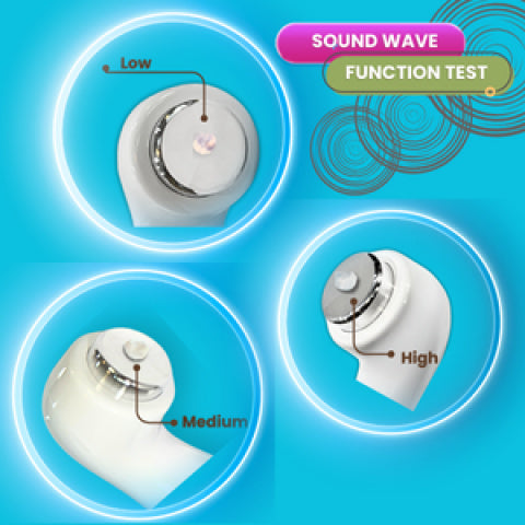 Portable Comfort Ultrasound Device for The Body Handy Soundwave Technology Device for Home Use Micro Massage for Muscles Portable Massage Sticker
