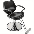High-Quality Hydraulic Barber Chair with a 6-Inch Adjustable Seat Height, 360-Degree Rotating Salon Chair, Capable of Supporting Up to 330 Pounds, Suitable for Male And Female Hairstylists, Heavy-Duty Hydraulic Salon Chair in Black