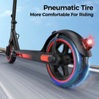 V10 Electric Scooter, 500W Foldable E-Scooter with 10-Inch Tires and 28-Mile Range for Adults