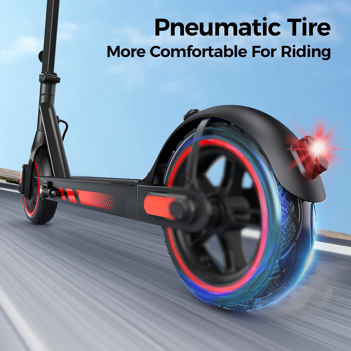 V10 Electric Scooter, 500W Foldable E-Scooter with 10" Tires, 36V Electric Scooter, 28 Miles Long Range, Portable And Compact Design for Adults US Stock
