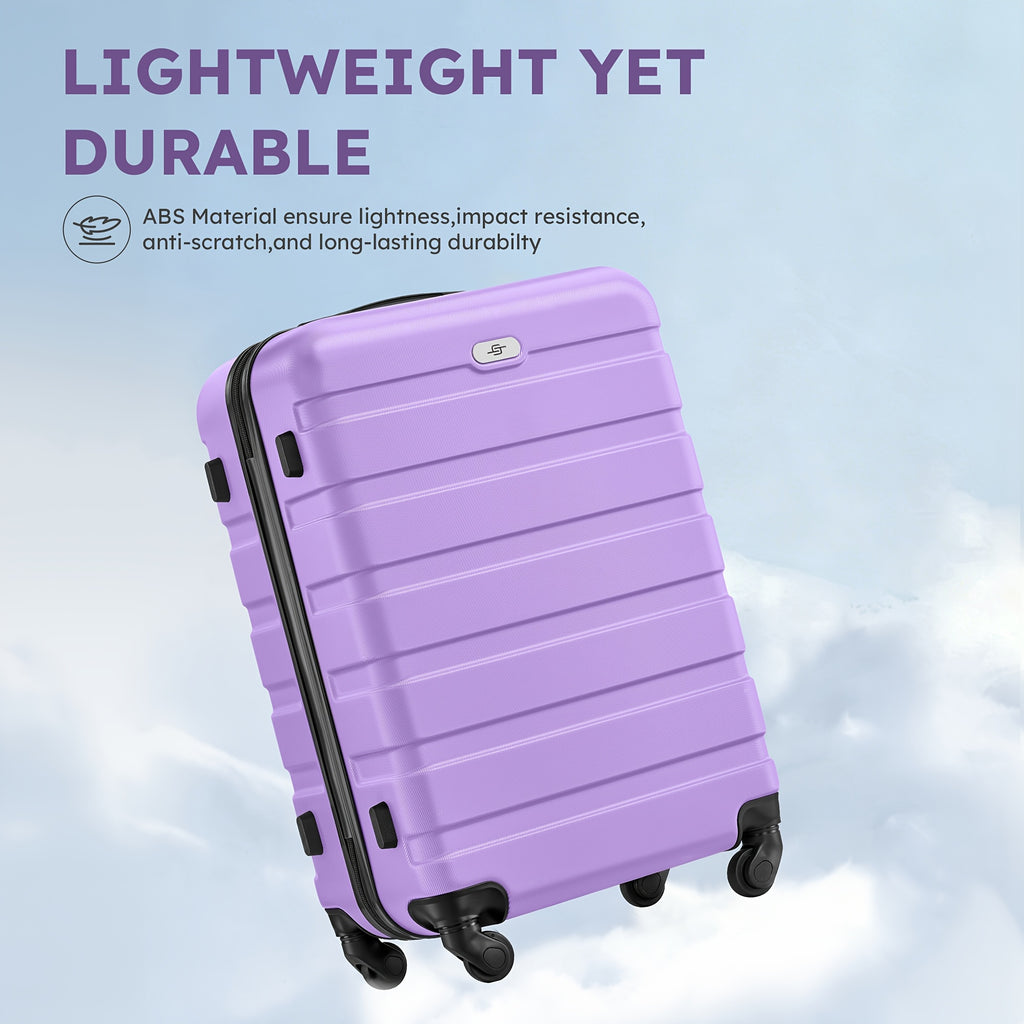 Travel Suitcase Set, Consisting Of 16+20+24+28 Inch Suitcases + Bag Set. Rose Red Suitcase Set. Made Of ABS Material. with Three-section Adjustable Handle And 360° Swivel Wheels