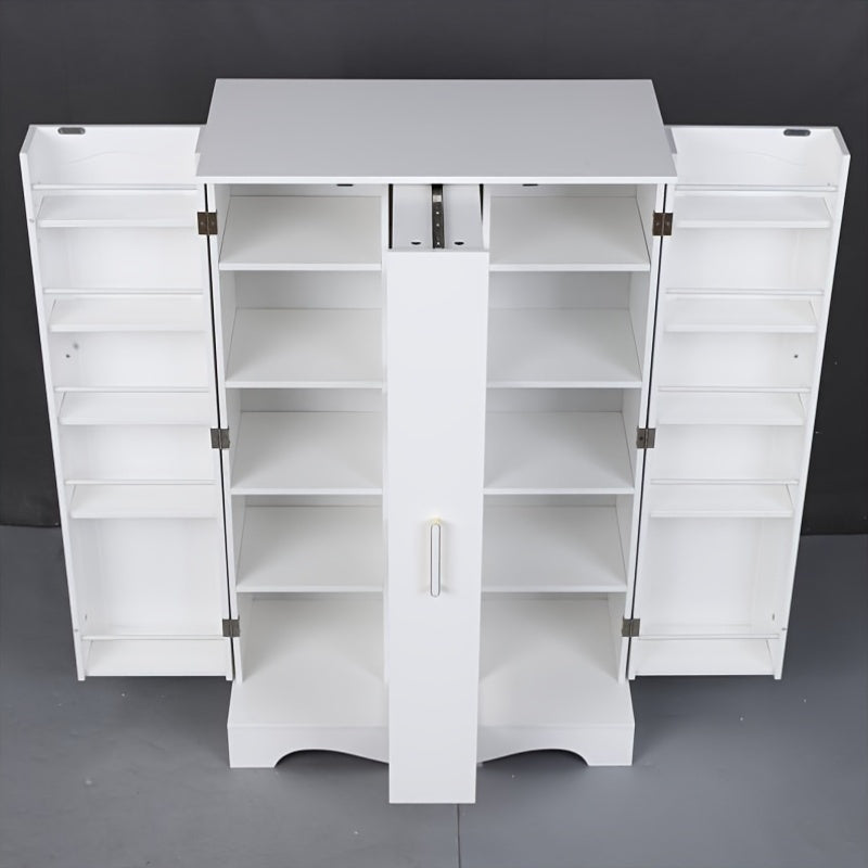 Multifunctional Storage Cabinet 47Inch Kitchen Pantry Cabinet with Drawer, Pantry Storage Cabinet with Adjustable Shelves, White Kitchen Pantry Storage Cabinet, Buffet Cupboards Sideboard