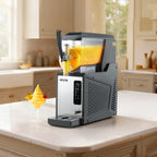 VEVOR Slushie Machine, 4L/135oz No Ice Needed Slushy Machine for Home, Frozen Drink Maker with Single Tank, Margarita Machine with Self-Cleaning, for Frozen Margaritas, Frappés, Milkshake & More