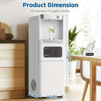 ADVWIN 3-In-1 Water Cooler Dispenser with Ice Maker, 35Lbs/24H, Top Loading 3 Or 5 Gallon, Ice Maker Machine for Home Office, Hot And Cold Water Dispenser, Child Lock