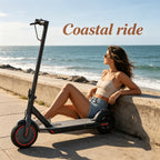 10.5AH 36V Battery 350W Foldable Electric Scooter For Adults With 8.5" Anti-skid Solid Tyres, 19MPH High Speed &3 Speed Modes, Update Model Steps Up With Enhanced Braking For Superior Quality And Comfort-Pick The Model That Fits Your Needs