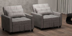 Asofer Convertible Sofa Chair 3-in-1, Adjustable Sleeper Chair Pullout Sofa Bed With Pillows, Comfortable Pullout Futon For Living Room Or Bedroom, Living Room Furniture | Modern Loveseat Design | Luxury Comfort Finish, Futon Sofa Bed, Best Gift