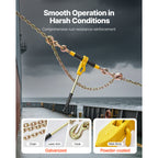 Ratchet Chain Binder Set for Hauling and Towing, VEVOR 8000 lb Working Load in a Four-Set Pack