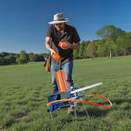 Clay Target Thrower VEVOR Automatic Pigeon Launcher, 28 or 50-Clay Capacity for 45-Yard Training
