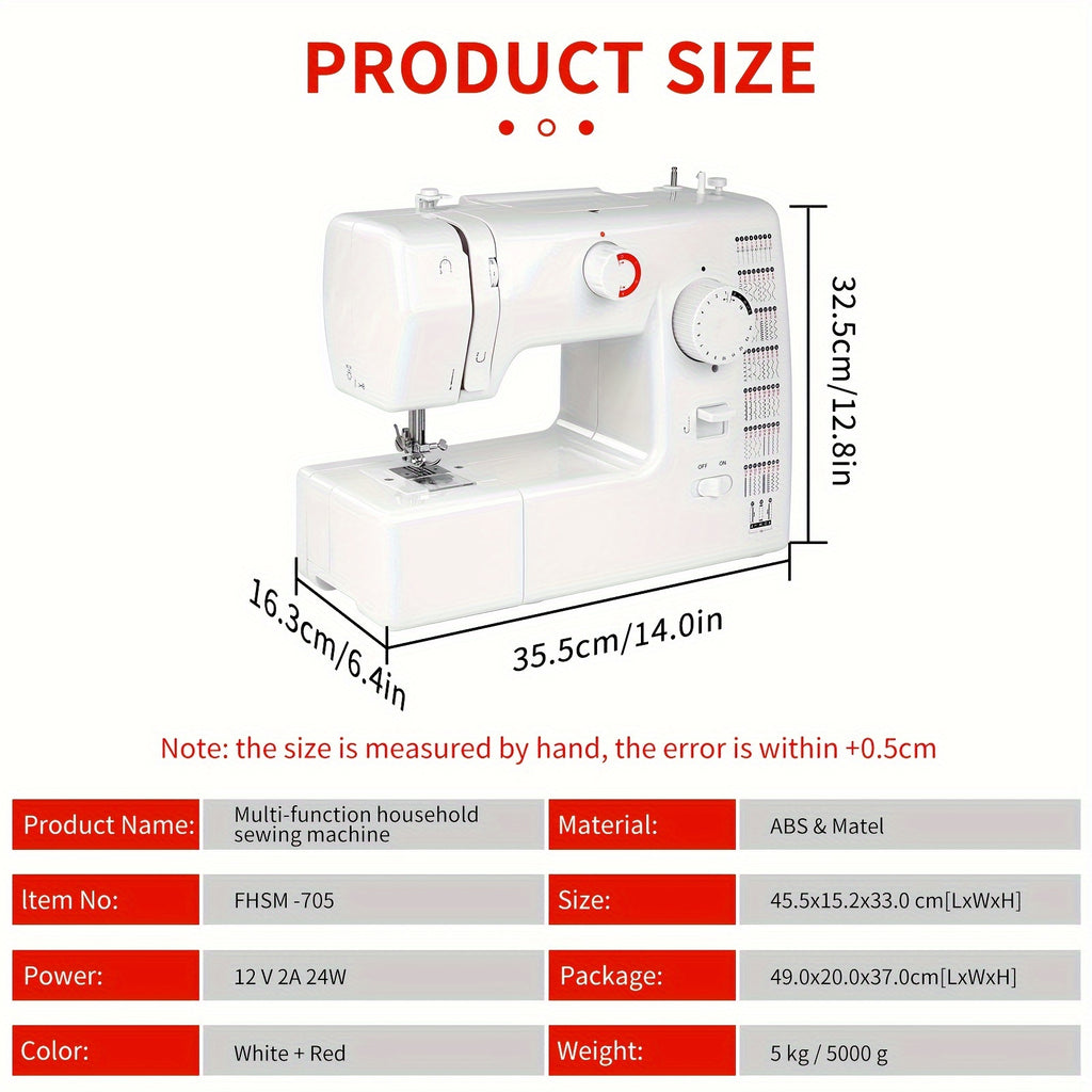 705 Multifunctional Home Sewing Machine Electric 59 Stitches Sewing Machine With Foot Pedal US