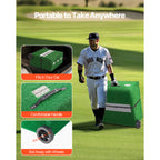 VEVOR Pitching Mound Portable Pitcher Mound Baseball Softball Training, 1.5-2m/2-2.5m, 2+1 style/Wheeled style/T-shaped style