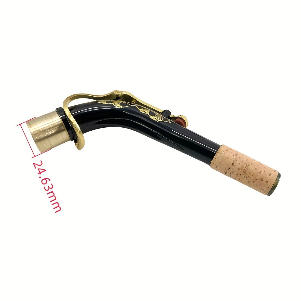 WUQIMUSC Alto And Soprano Saxophone | E-Flat Alto/B-Flat Soprano Available | Multiple Colors And Golden Lacquer End | Handcrafted | Full Kit with Case And Mouthpiece | Ideal Easter Gift for Friends, Him And Her Wind Instruments