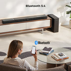 ULTIMEA 5.1.2Ch Sound Bar with Atmos, Surround Sound System for TV with 2 Surround Speakers, Sound Bar for Smart TV, Soundbar for Home Theater, Wireless 5.4, EARC, Skywave F40 (2025 Model)