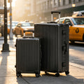 Zipperless Luggage with Spinner Wheels TSA Approved Large No Zipper Aluminum Frame Luggage PC+ABS Hard Travel Suitcase 28inch Checked Hard Shell Suitcases Or Luggage Set 2pcs (20inch Carry On+28inch Checked)