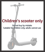 Segway DLX 2 Kids Electric Kick Scooter, 12.4 mph Max Speed, 9.3 Miles Max Range, Ages 6+, Black
