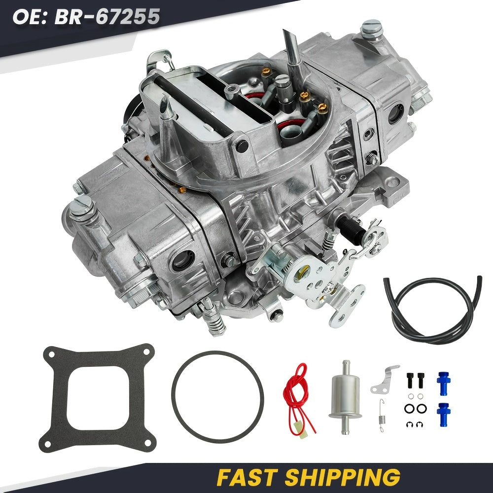 Carburetor for Chevy, for Ford, for Oldsmobile, for Pontiac, for Buick, for Plymouth, for Dodge 4-Barrel BR-67255 Electric Choke, Mechanical Secondary