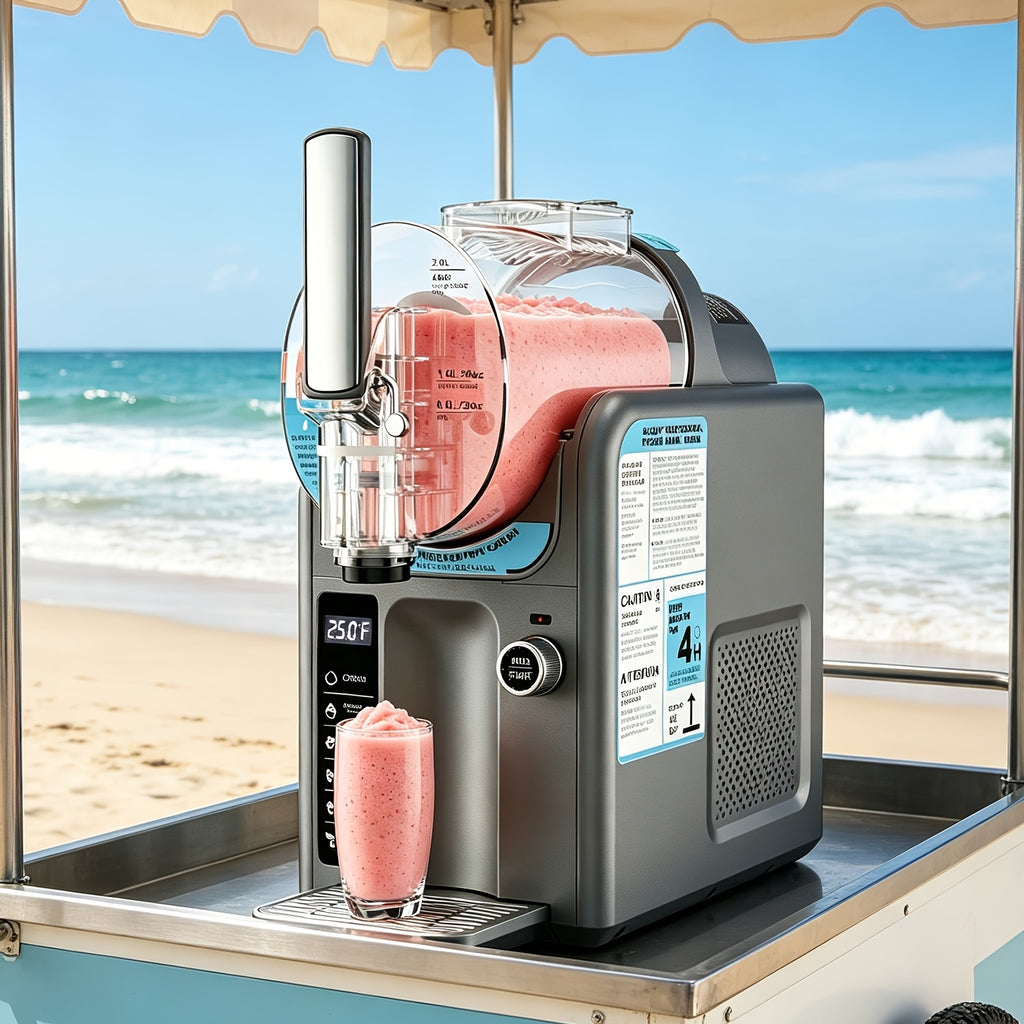 BAOTREE 5-In-1 Cold Drink Maker, 2-In-1 Ice Cream/Smoothie Machine, 88Oz Capacity, One-Touch Preset, No Ice Required, Self-Cleaning - Easily Make Milkshakes, Margaritas, And More at Home