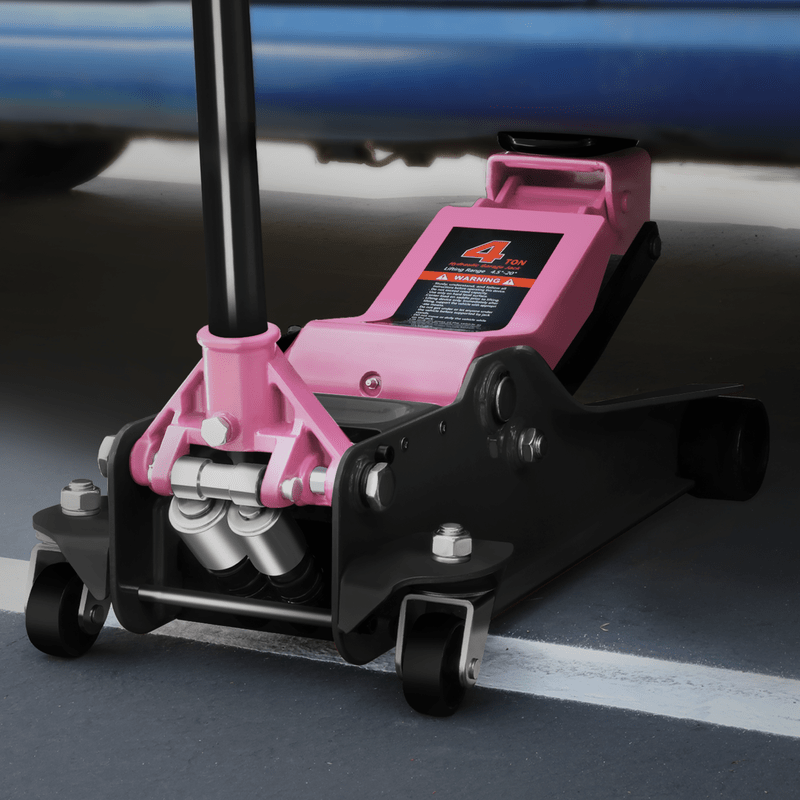 4 Ton Low Profile Hydraulic Trolley Service/Floor Jack, (8000 lbs) Capacity, Lifting Range 4.5"-20"
