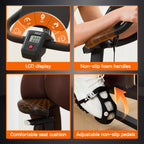Exercise Bike: 330 Lbs Weight, Stationary Exercise Bike Exercise Bike for Home,Adjustable Magnetic Silent Belt Drive,Indoor Cycling Bike for Home, Suitable for Home Gyms,Rehabilitation Training Scenarios, Christmas Gifts