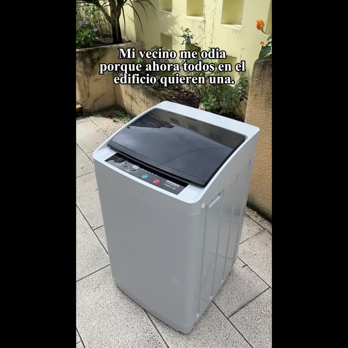 17.8/25 pounds (approximately 8 kilograms) portable washing machine, fully automatic washing machine, equipped with stainless steel tub and drainage pump - 110-volt compact washing machine, suitable for apartments, dormitories, campers, camping, small hou