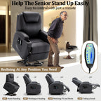 A Special Massage Chair for Personal Care And Home Use, Massage Chair Clearance Deal, Power Lift Recliner Chair, The Electric Chair Features Massage And Heating Functions, Comes with A Remote Control And Cup Holder, Holiday Gift