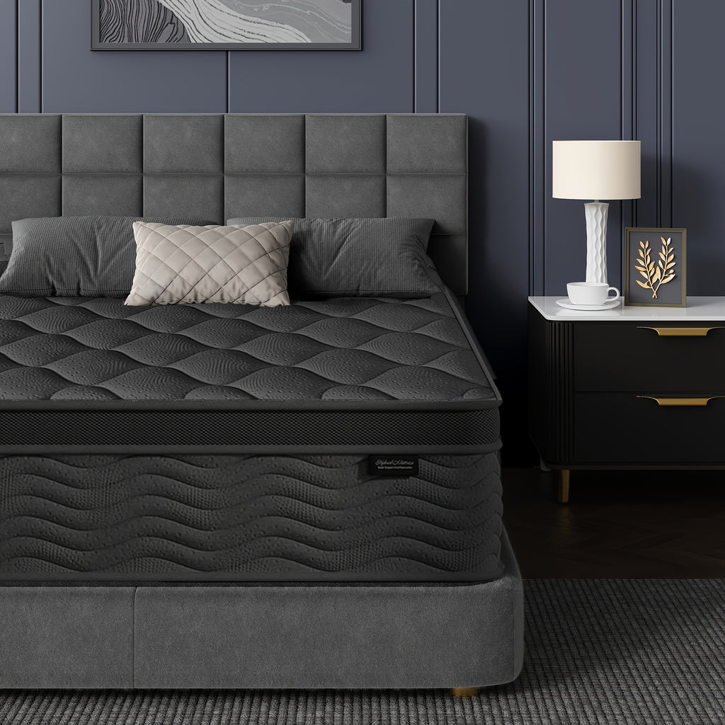 8inch 10inch 12 Inch 14 Inch Multilayer Hybrid Twin Full Queen King Size Mattress- Multiple Sizes & Styles Available, Ergonomic Design with Memory Foam And Pocket Spring, Medium Firm Feel