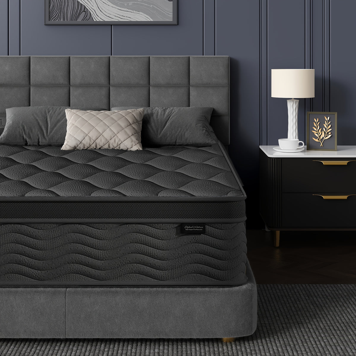 8inch 10inch 12 Inch 14 Inch Multilayer Hybrid Twin Full Queen King Size Mattress- Multiple Sizes & Styles Available, Ergonomic Design with Memory Foam And Pocket Spring, Medium Firm Feel