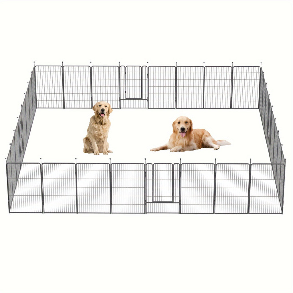 Courtyard Fence Decoration Fence Painting Circle Fence Courtyard Wall Metal Fence Pet Outdoor Fence