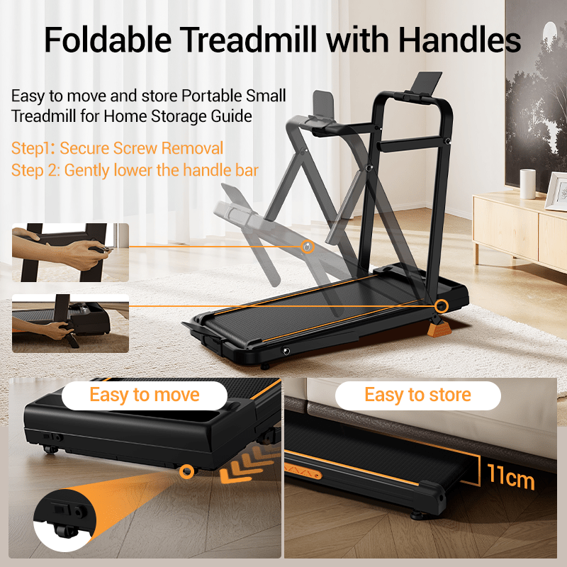 Walking Pad with 16% Incline, 6.3MPH Treadmill for Home Use with Incline, LED Display, 2.5 HP Quiet Small Walking Machine for Home and Office, Maximum User Weight 300Lbs.