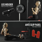 Multi-Station Home Gym, ORMAISE G2 Lat Pulldown and Low Row Trainer for Home Strength Workouts