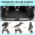 Lightweight Travel Baby Stroller - Quick Folding Design, Adjustable Backrest, Durable Fabric, Compact And Easy to Transport.