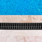 Trench Drain System by VEVOR, 6-Piece Interlocking Channel Drain for Driveways and Garages