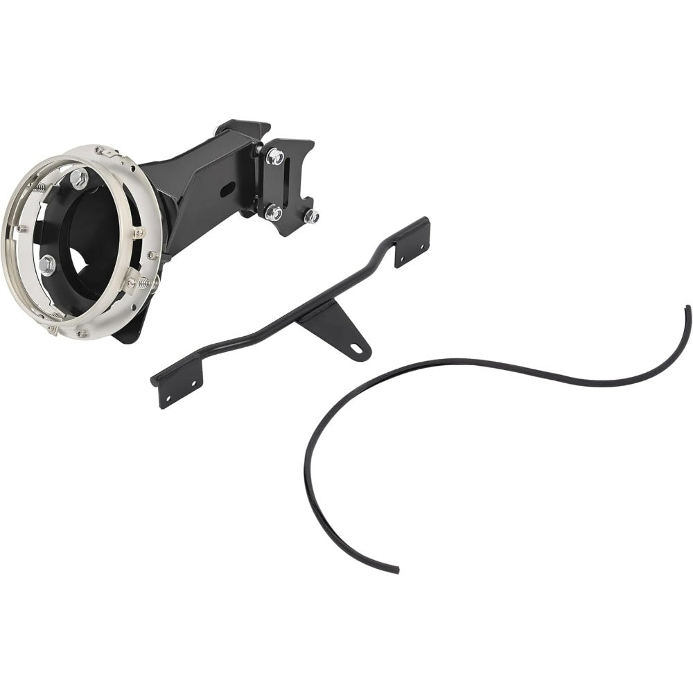 Front Upper Fairing&Headlight Mount Compatible with 2006-2017 Dyna Low Rider FXDL/I Street Bob FXDB/I Super Glide FXDC/I FXD/I FXD/I Front Fairing Kit Smoke Windshield