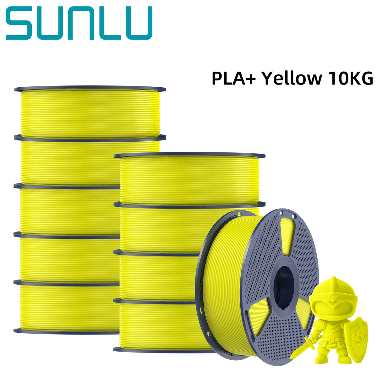 22.05LB SUNLU 3D Printer Filament PLA Plus 1.75mm, SUNLU Neatly Wound 1.75mm PRO, PLA+ Filament For Most FDM 3D Printer, Dimensional Accuracy +/- 0.02 Mm