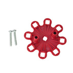 HEI Distributor Small Cap For Chevy 327 And 350 with Red Coil And 8.5Mm Wires Positioned Beneath The Exhaust