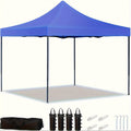 Pop Up Canopy, Commercial Instant Shelter Tent, Portable Folding Ez Up Canopy with 4 Sand Bags, Heavy Duty Waterproof Patio Event Tent for Outdoor Wedding, Camping, Beach