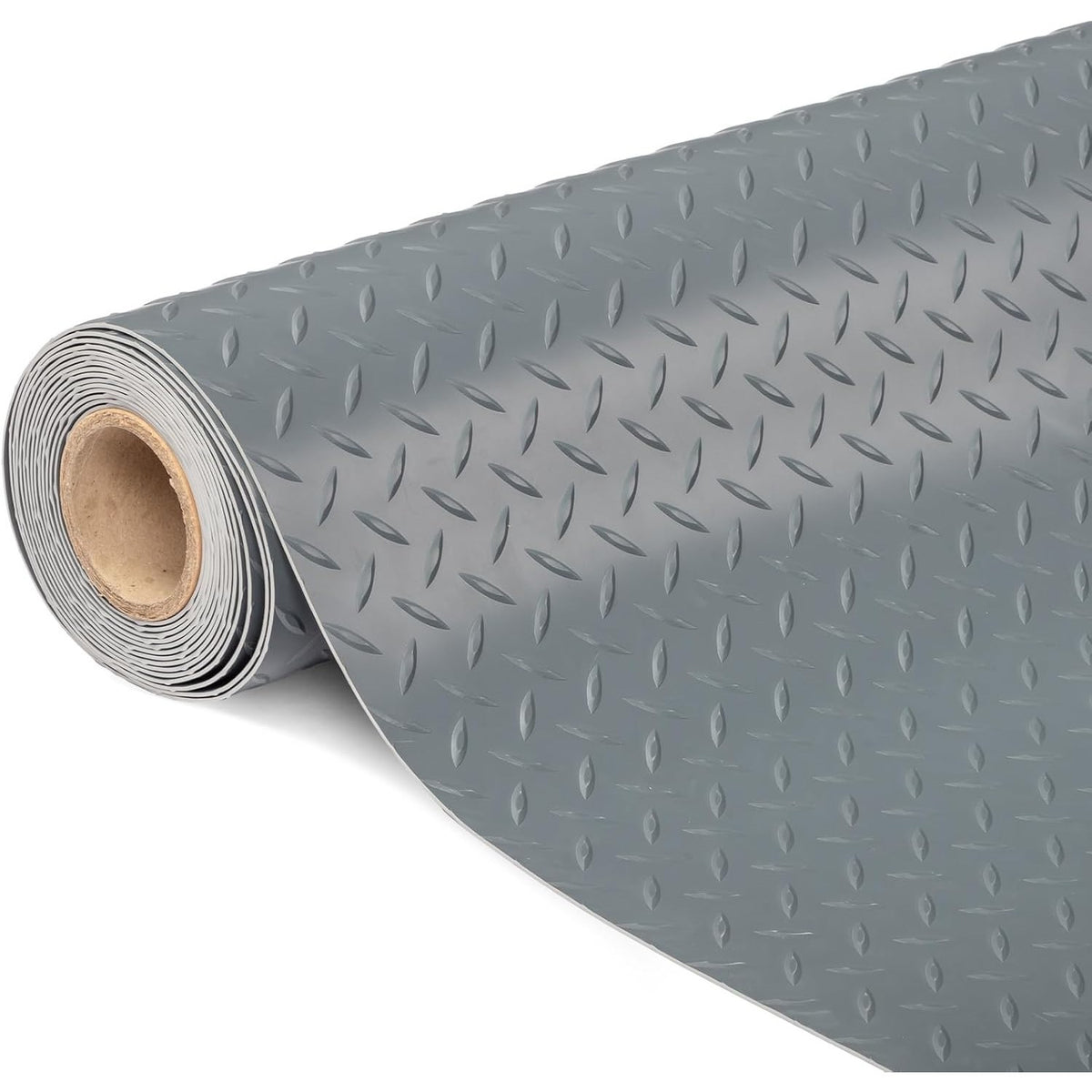 Garage Floor Mat in Thickened Rhombohed-Grated PVC for Cars, Large SUVs, MPVs and Pickup Trucks