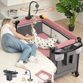5-In-1 Baby Bassinet Sleeper to Crib with a Diaper Changing Station, Mattress Storage, And a Foldable Design. The Product Weighs 12 Kg. The Upper Section Can Hold Infants Up to 15 Pounds, While The Lower Section Supports Infants Up to 50 Pounds. Col