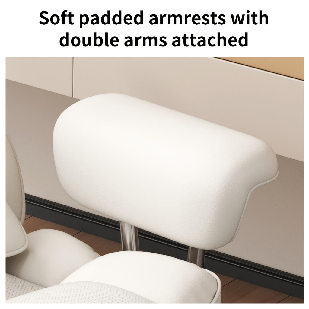 Executive Office Chair with Footrest — Oversized High-Back Recliner Rated to 500 lb for Home Desk Seating