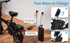 Electric Bike 48V Battery, Brushless Motor, 15-20MPH, Folding Electric Bicycle for Adults, Lightweight Commuter E-Bike with Removable Lithium Battery, Suitable for Urban Commuting, The Best Choice for A Gift, Easy Assemble, Portable Compact Design