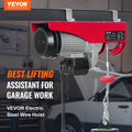 VEVOR 880lbs Electric Hoist with 14 FT Wired Remote Control, Electric Hoist 120 Volt with 20-40 FT Lifting Height for Garage Warehouse Factory