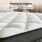 12in/14inch Twin, Full, Queen, King, Mattress Memony Foam And Spring, Medium Firm Mattress For Cooling, Pressure Relief, Edge Support & Motion Isolation Boxed