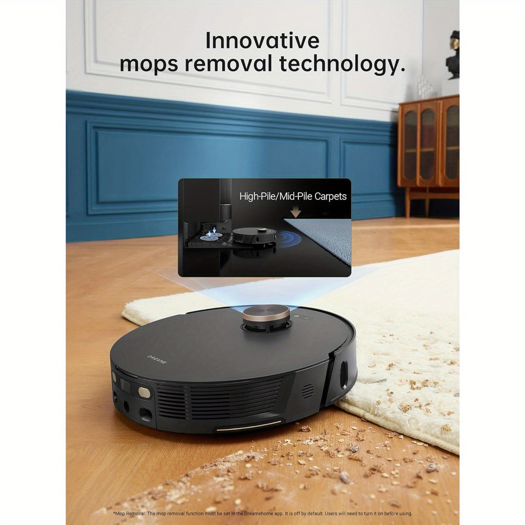 Refurbished DREAME L20 Ultra Robot Vacuum And Mop With Mop-Extend, Auto Mop Removal & Raising, Washing And Drying, 7000Pa Suction, Self-Emptying, Self-Refilling, AI Obstacle Avoidance