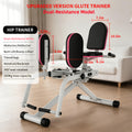 New 2-In-1 Dual Resistance Band Glute Trainer - Hip Abduction And Adduction Exercise Equipment - 1-15 Levels of Resistance Adjustment, for Glute Strengthening Training, Suitable for Home Use, Can Train Upper Back, Adjustable Glute Trainer