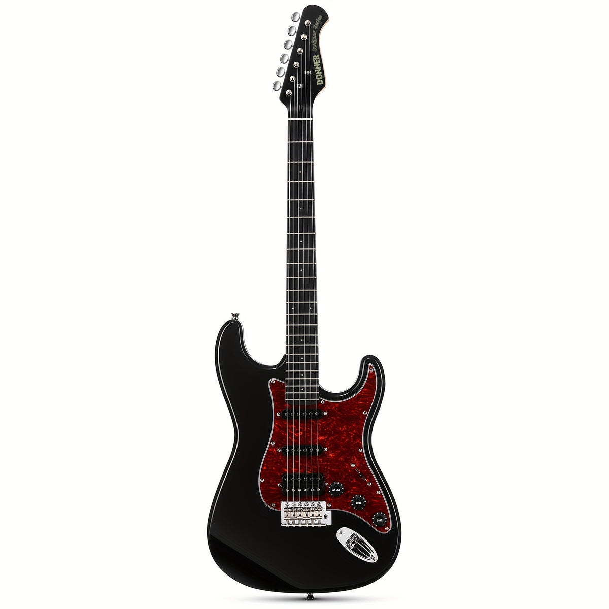 Donner 39 Inch Electric Guitar, Designer Series DST-200 Stylish Solid Body Electric Guitar for Beginner Intermediate & Pro Players, Single Coil Split System, Bonus Bag, Cable, Strap